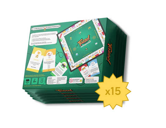 Tassel Dash® Jr. Family & Event Engagement Set (15 Board Games)