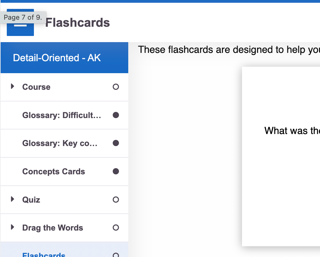 Tassel Dash® Exploration Course - Individual Student License (Personalized Learning & Tracking)