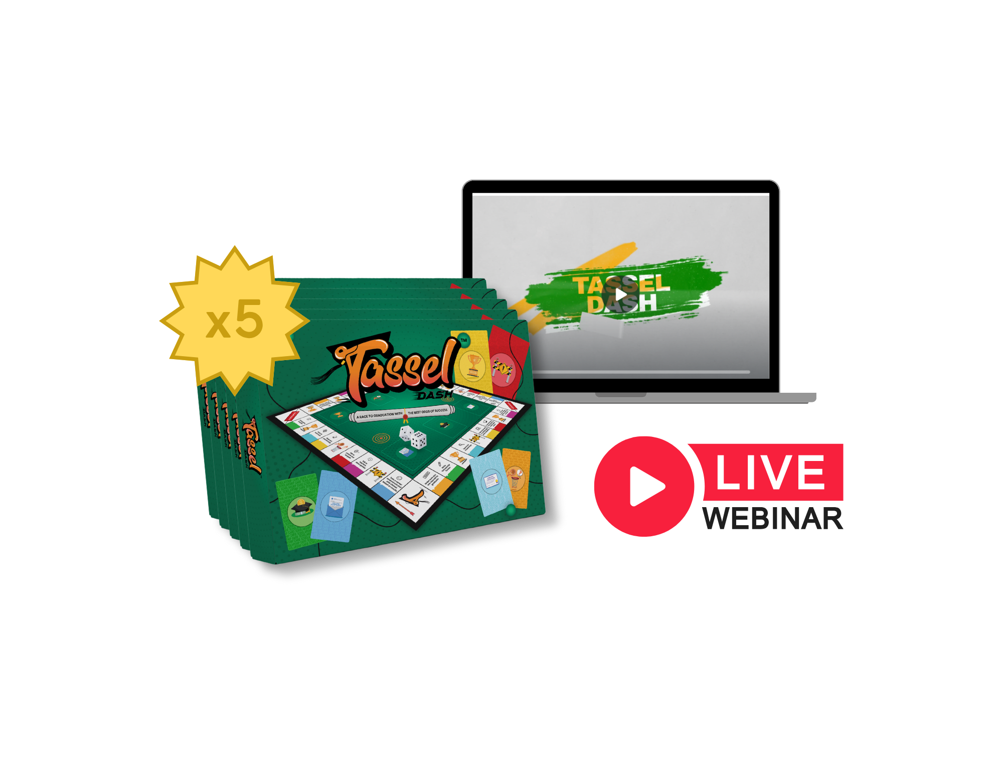 Tassel Dash® Play, Plan, and Power Kit (Games + Course + Keynote)